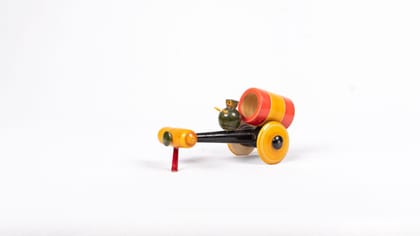 CART SMALL YETIKOPPAKA TOY WOODDEN PRODUCT