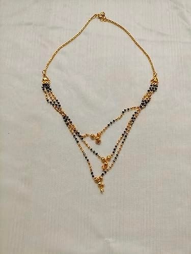 3 Step Black Beads Chain