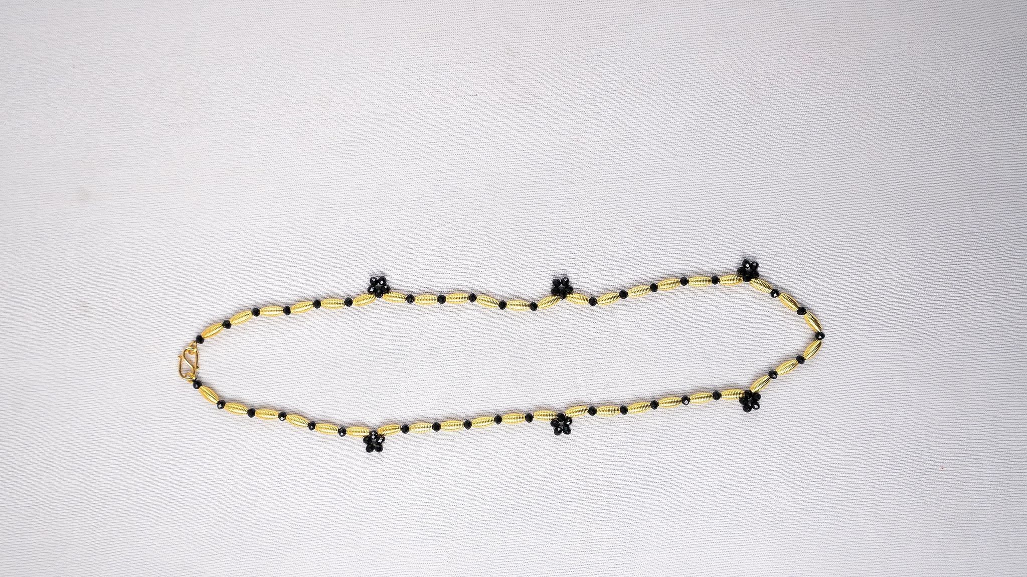 Gold color beads chain