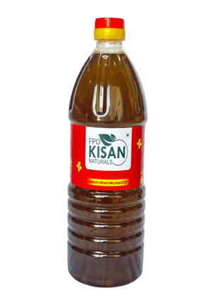  "FPO Kisan Naturals Kachi Ghani Mustard Oil - 1L"