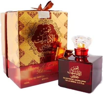 Ard Al Zaafaran Shams Al Emarat Khususi 100ml Eau De Parfum – Elegant, Spicy, and Woody Fragrance