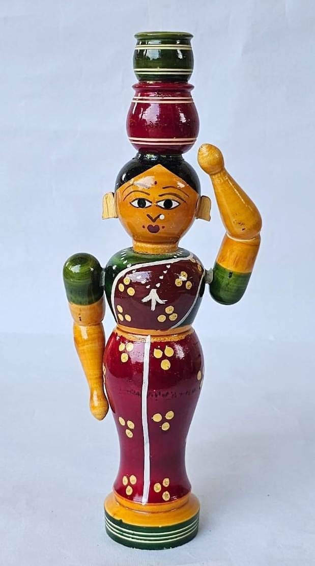 Dancing Wooden Lady Toy