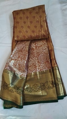 Women's Traditional Indian Silk Saree with Blouse Piece