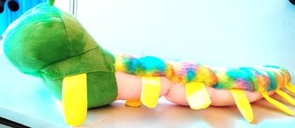 Giant caterpillar plush toy