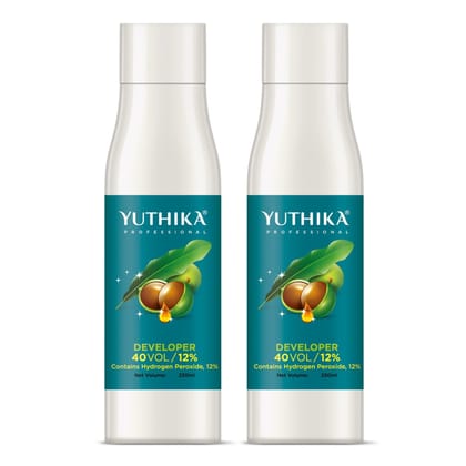 Yuthika Professional Developer for Hair Color 40 Volume (12%) 250ml - Pack of 2