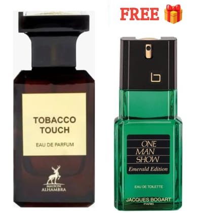 Maison Alhambra Tobacco Touch 80ml EDP Perfume Free One Man Show Emerald 100ml Perfume