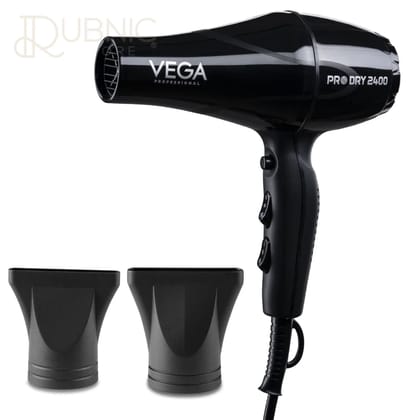 VEGA Professional Dry Hair Dryer - Black (VPMHD-03)