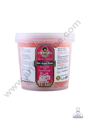 Bake Haven Sugar Paste 1 Kg - Pink