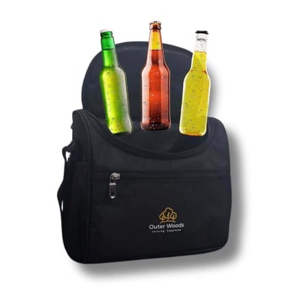 Outer Woods Insulated 8 Pint Cooler Bag-Black