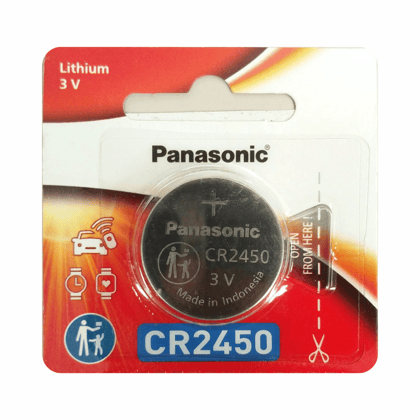 Panasonic CR2450 3V Lithium Coin Cell Battery-Pack of 1