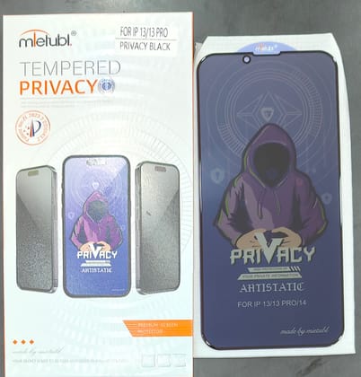 MIETUBL OG PRIVACY GLASS SINGAL PACKING BEST QUALITY 
IPHONE 13/13 PRO/14