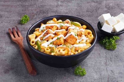 Mac & Cheese Paneer Tikka Pasta Bowl