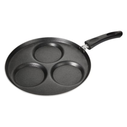 Premier Non-Stick Mini Uthappam / Pancake Pan - 3 Cavity