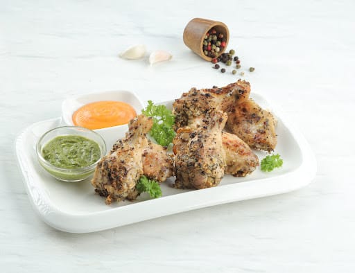 Herb Pepper Chicken Wings [6 Pcs]