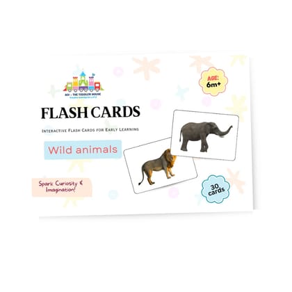 Wild Animals -Right Brain Education Flash Cards
