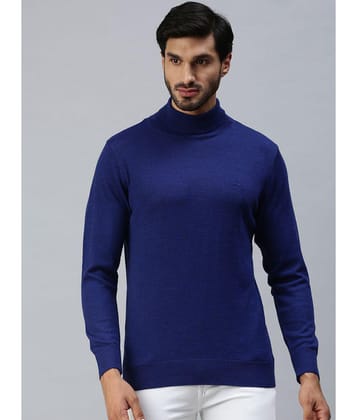 98 Degree North - Blue Woollen Blend Men''s Pullover Sweater ( Pack of 1 ) - None