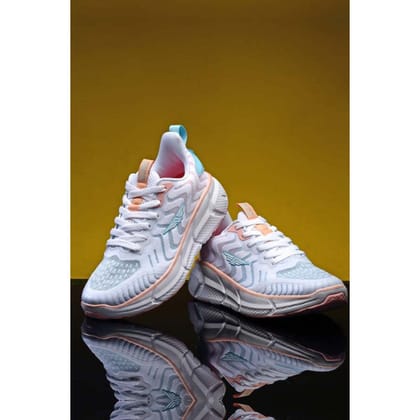 RedTape Women White And Pink Athleisure Shoes