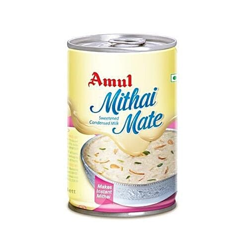 Amul Sweetened Condensed Milk Mithai Mate, 200 g Tin