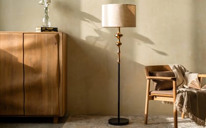 Zik Impex Floor Lamp For Living Room, Bedroom, And Office, Classic Floor Lamp Best For Room Decor