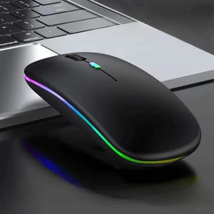 Rechargeable Cordless Mouse-Black