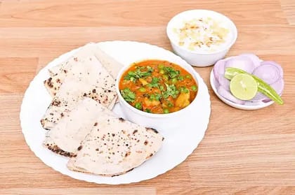 Punjabi Style Matar Paneer Combo