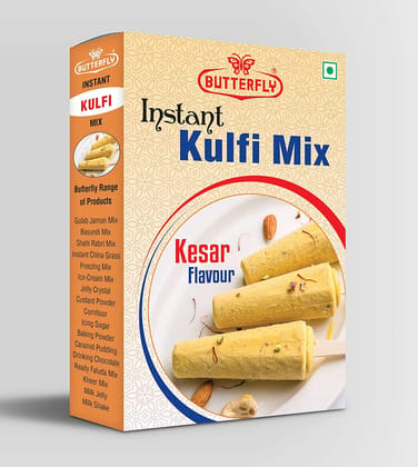 Butterfly Instant Kulfi Mix, 100g (Kesar)  by Butterfly Dessert Mixes and Bakery Needs.