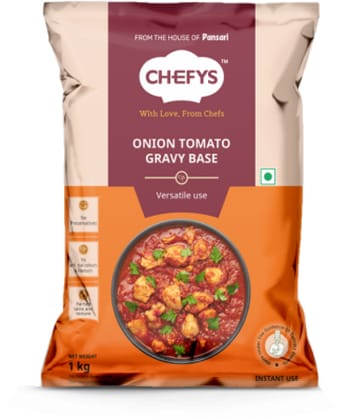 Chefys Onion Tomato Gravy Base, 1 Kg