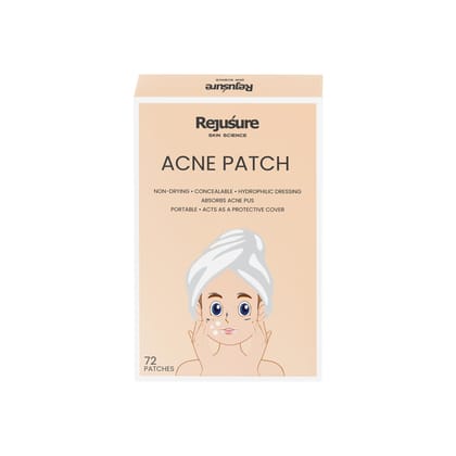 Rejusure Acne Patch: Waterproof, absorbs pimples overnight, reduces oil, covers zits/blemishes. For all skin types, men & women. Pack of 1.-Rejusure Acne Patch | Waterproof, Absorbs Pimple Overni