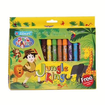 Luxor Jungle King Color Pens, 12 Pc