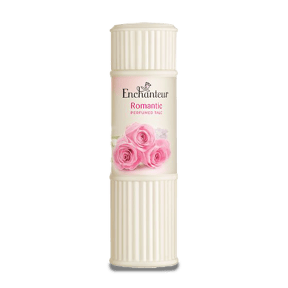 Enchanteur Perfumed Talc - Romantic, 125 gm Bottle