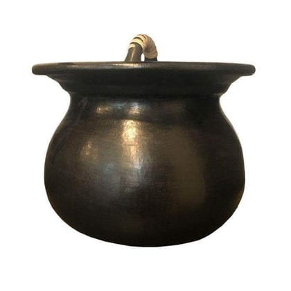 Nungbi Chaphu (Black Pottery Cooking Pot) - 2 Ltr