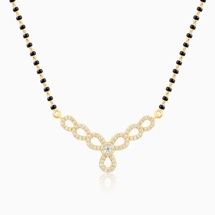 Golden Enamoured In Love Mangalsutra