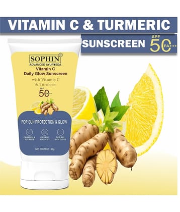 SOPHIN SPF 50 Sunscreen Cream For All Skin Type ( Pack of 1 )