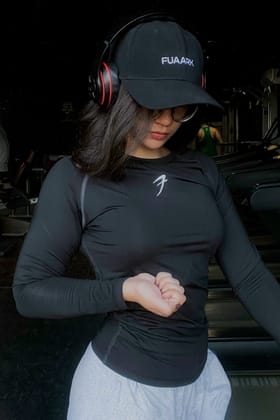 Compression Full T-shirt Black-S
