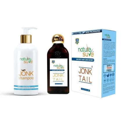 Nature Sure Combo - Jonk Tail 150ml and Jonk Shampoo 300ml - 1 Each