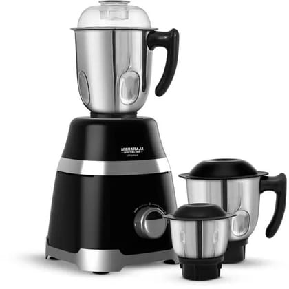 Maharaja Whiteline Deluxe MX-210 Ultramax 750W Mixer Grinder (3 Jars, Black)