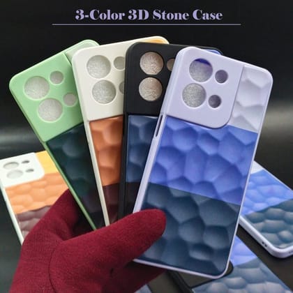 3D Stone Hard Case For Vivo-Vivo Y33T