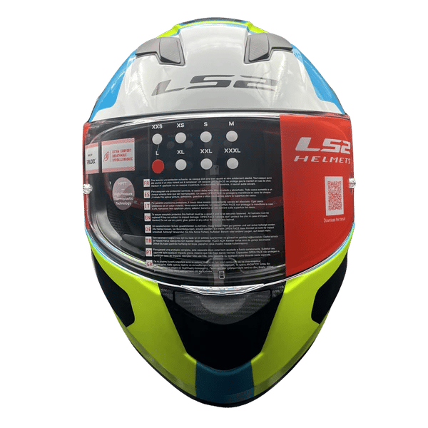 LS2 Stream evo Letails Blue/HI Viz Yellow-S