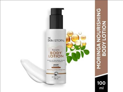 Moisturizing & Nourishing Keratin Body Lotion, UV Protect, Argan Oil, All Skin Types (100 ML)
