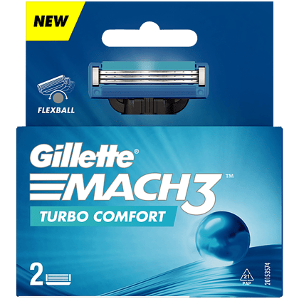 Gillette Mach 3 Turbo, 2pcs