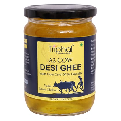 A2 Gir Cow Desi Ghee | Prepared By Bilona Method-500mL