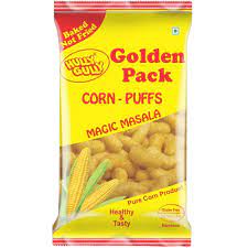 Hully Gully Corn Puffs Tangy Pudina 130Gm