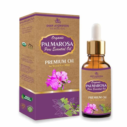 Palmarosa Pure Essential Oil (Cympopogon martini) | 20ml