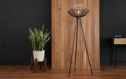 Zik Impex Floor Lamp for Bedroom, Home Decor, Living Room, Bedside, Office Room, Farmhouse