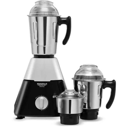 Maharaja Whiteline MX-224 Infinimax DLX 750W Mixer Grinder (3 Jars, Grey, Black)