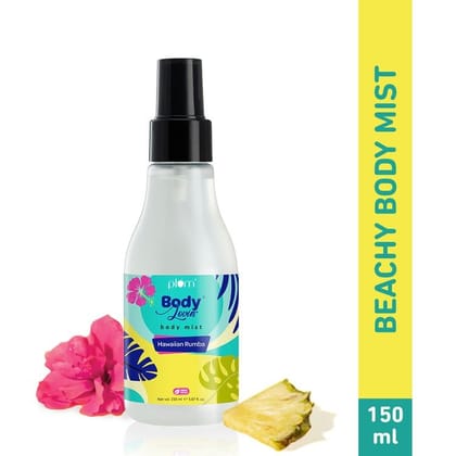 Plum BodyLovin' Hawaiian Rumba Body Mist, Fun Beachy Fragrance, 150 ml