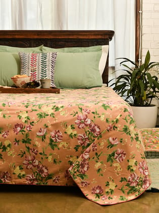 Bed Cover : Isabella Floral Neptune-108x108