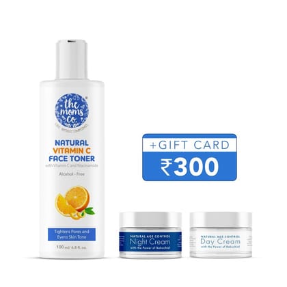 The Moms Co. Am-Pm Skincare Kit + Rs.300 GiftCard