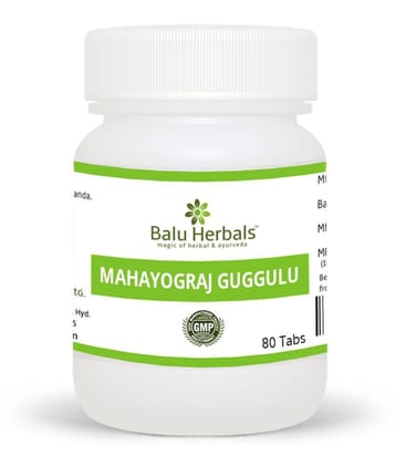 BALU HERBALS AYURVEDA Mahayogaraj Guggulu 80T Tablet 70 gm Pack Of 1