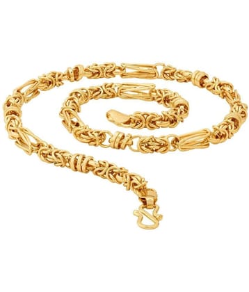 Thrillz Gold Plated Chain ( Set of 1 ) - Golden